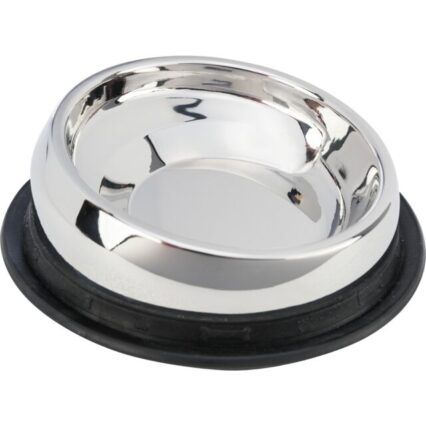 Feed Bowl for short-nosed breeds, stainless steel
