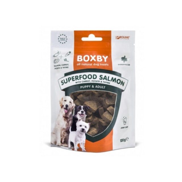 Snacks për qen-Boxby Salmon