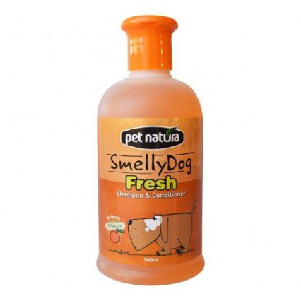 Shampo me aromë pjeshke Pet Natura 500 ml