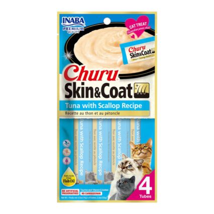 Churu Skin & Coat - Tuna with Scallop