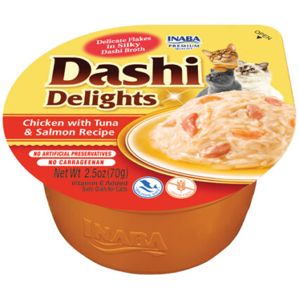 DASHI DELIGHTS Chicken with Tuna & Salmon Recipe