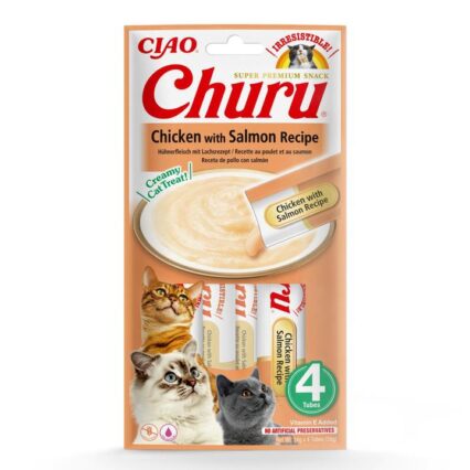 Churu Chicken with Salmon