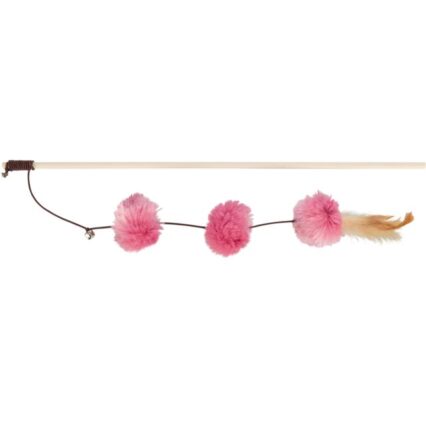 Playing Rod with Pompom Balls
