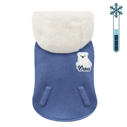 Croci - Dog Hoodie,Cuddle Blue