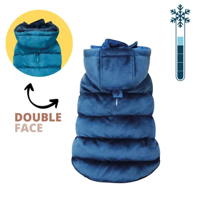 Waterproof dog jacket - Velveteen - Image 6