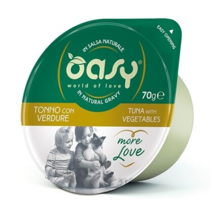 OASY MORE LOVE IN NATURAL GRAVY TON DHE PERIME 70 GR