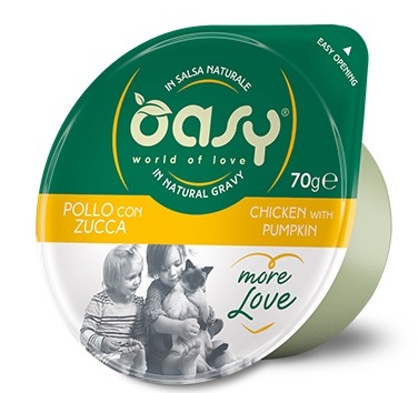 OASY MORE LOVE IN NATURAL GRAVY PULE DHE KUNGLL 70 GR