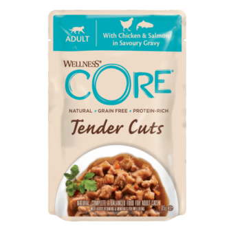 WENESS CORE TENDER CUTS ADULT PULE & SALMON 85 GR