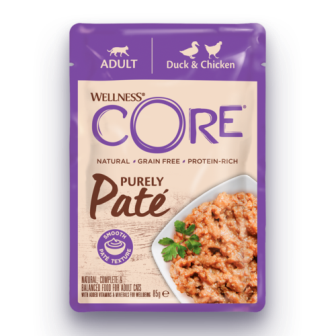 WELLNESS CORE PURELY PATÉ ADULT PULE & PATE 85GR (Copy)