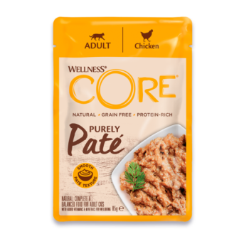 WELLNESS CORE PURELY PATÉ ADULT PULE 85GR