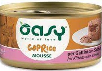 OASY MOUSSE SALMONI PER KOTELE 85GR