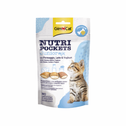 Gimcat nutri pockets junior mix me djath qumesht kos 60g