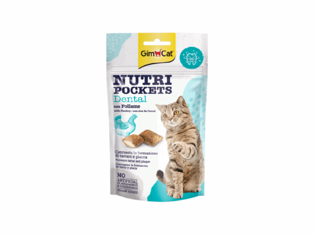 Gimcat nutri pockets dental me pule 60g
