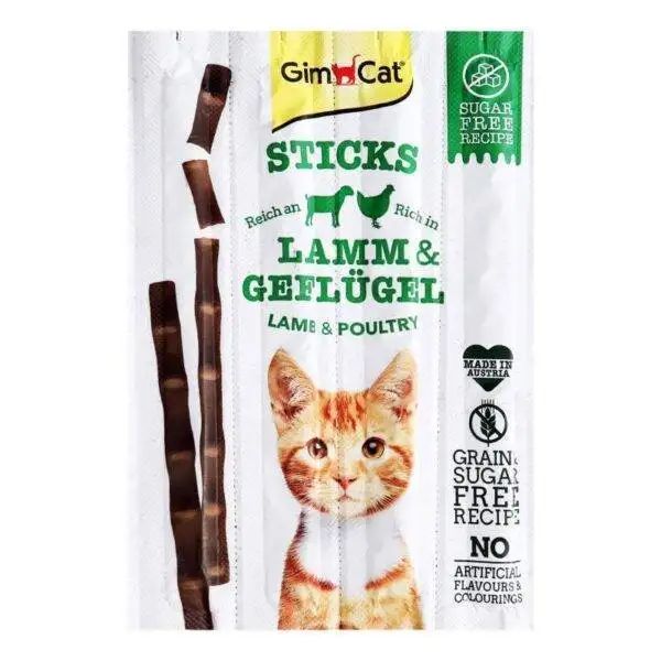Gimcat sticks me qingj dhe pule 4 pcs 20g