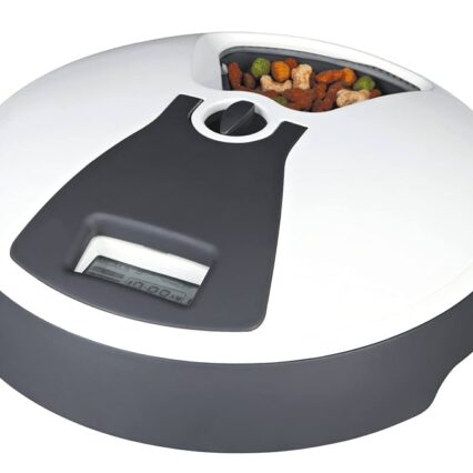 Trixie -Automatic Food Dispenser TX6, 240 ml, Grey/White