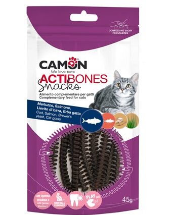 Snack actibones me peshk forme spirale 45g