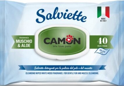 Camon -Letra te lagura me aloe vera dhe musk te bardhe 40 cope