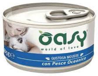 Oasy mousse peshku oqeanik per mace adulte 85gr