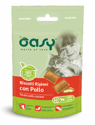Oasy biskota me pule per mace adulte 60gr