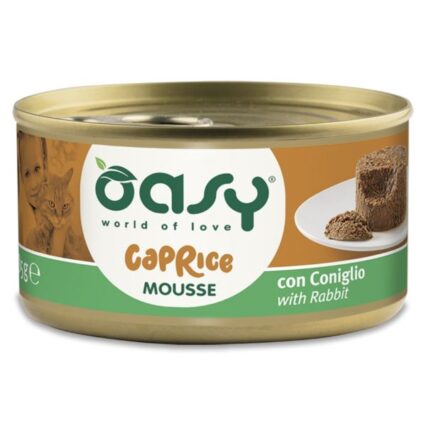 Oasy mousse lepuri per mace adulte 85gr