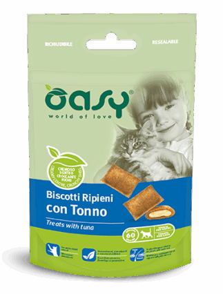 Oasy biskota me ton per mace adulte 60gr