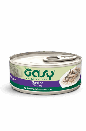 Oasy konserve sardele per mace adulte 70gr