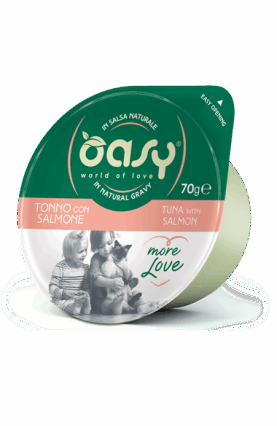 Oasy kupe toni & salmoni per mace adulte 70 gr