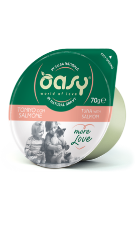 Oasy kupe toni & salmoni per mace adulte 70 gr
