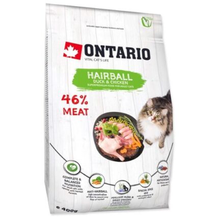 Ontario Hairball me Pate & Pule 400 gr