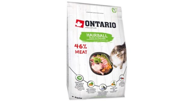 Ontario Hairball me Pate & Pule 400 gr